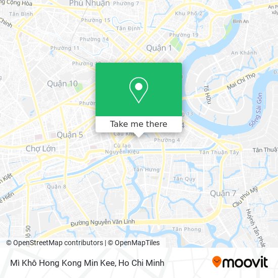 Mì Khô Hong Kong Min Kee map