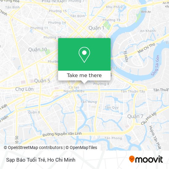 Sạp Báo Tuổi Trẻ map