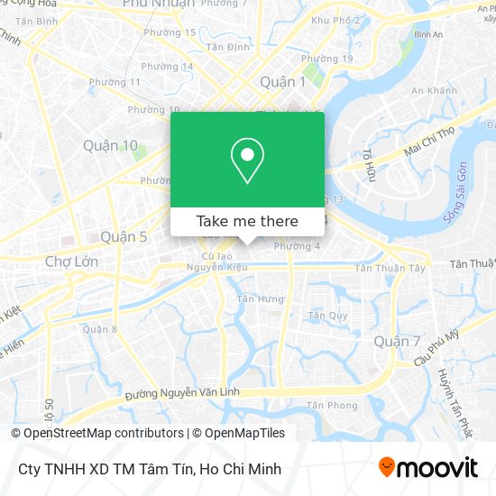 Cty TNHH XD TM Tâm Tín map
