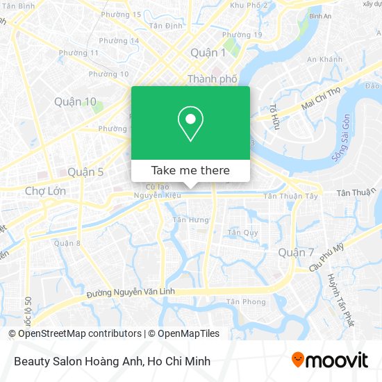Beauty Salon Hoàng Anh map