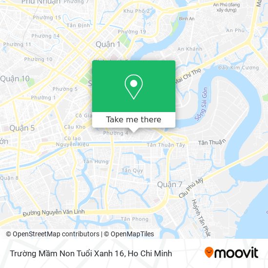 Trường Mầm Non Tuổi Xanh 16 map