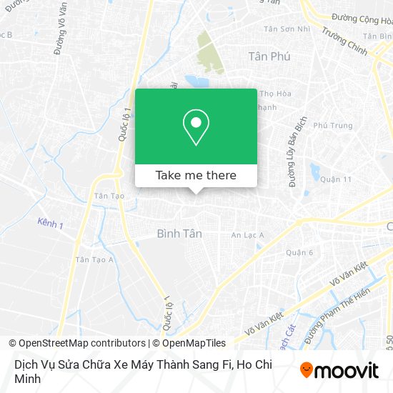 Dịch Vụ Sửa Chữa Xe Máy Thành Sang Fi map