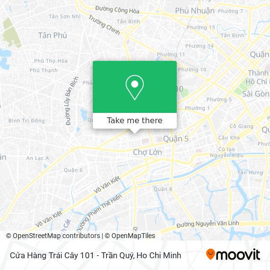 Cửa Hàng Trái Cây 101 - Trần Quý map