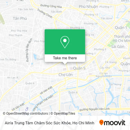 Ain'a Trung Tâm Chăm Sóc Sức Khỏe map