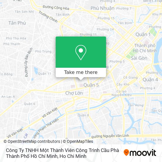Công Ty TNHH Một Thành Viên Công Trình Cầu Phà Thành Phố Hồ Chí Minh map
