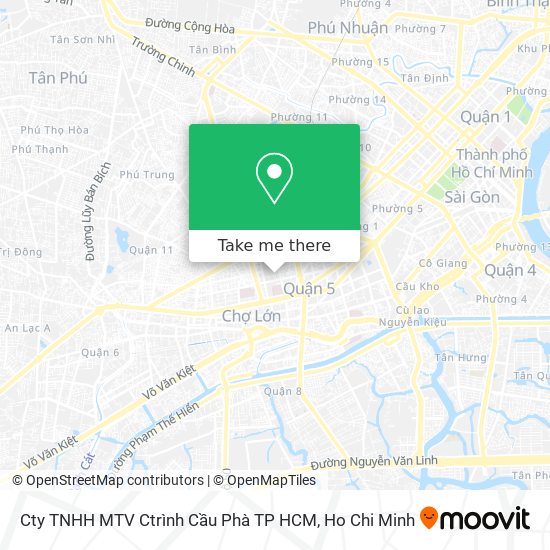 Cty TNHH MTV Ctrình Cầu Phà TP HCM map