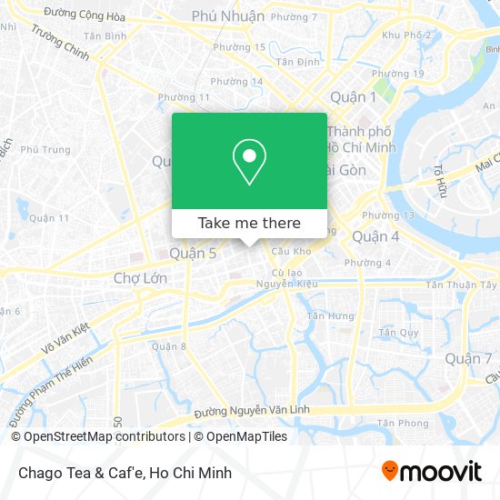 Chago Tea & Caf'e map