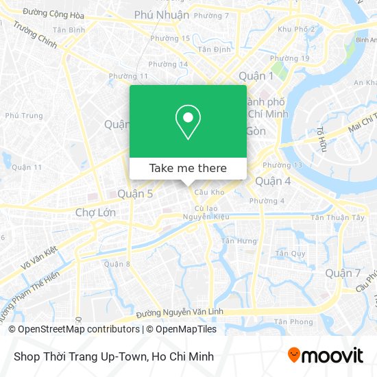Shop Thời Trang Up-Town map
