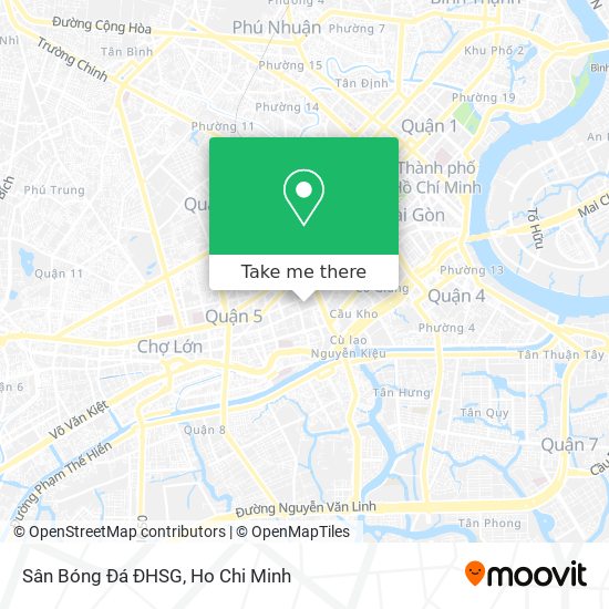 Sân Bóng Đá ĐHSG map