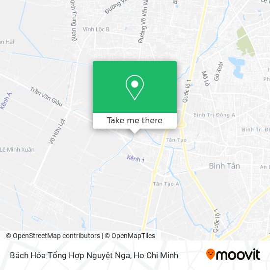 Bách Hóa Tổng Hợp Nguyệt Nga map