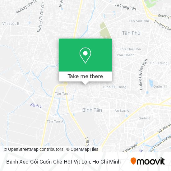 Bánh Xèo-Gỏi Cuốn-Chè-Hột Vịt Lộn map