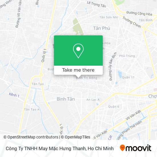 Công Ty TNHH May Mặc Hưng Thanh map