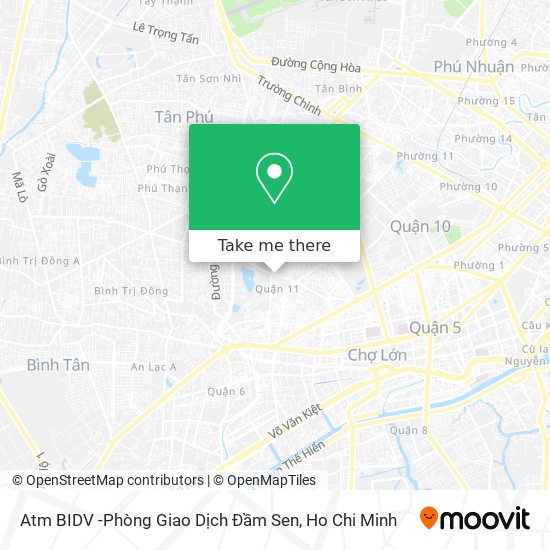 Atm BIDV -Phòng Giao Dịch Đầm Sen map