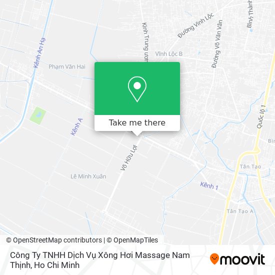 Công Ty TNHH Dịch Vụ Xông Hơi Massage Nam Thịnh map