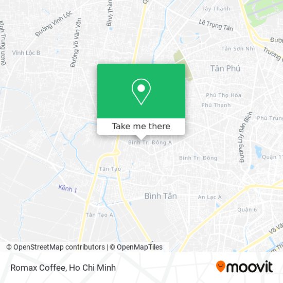 Romax Coffee map