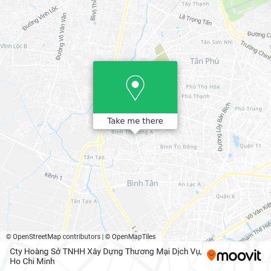 Cty Hoàng Sở TNHH Xây Dựng Thương Mại Dịch Vụ map