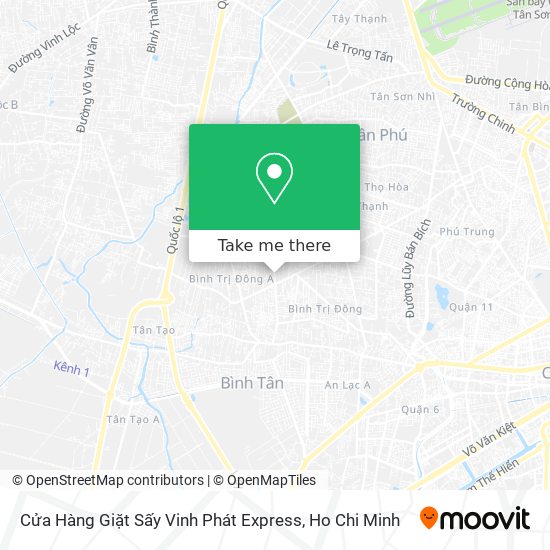 Cửa Hàng Giặt Sấy Vinh Phát Express map