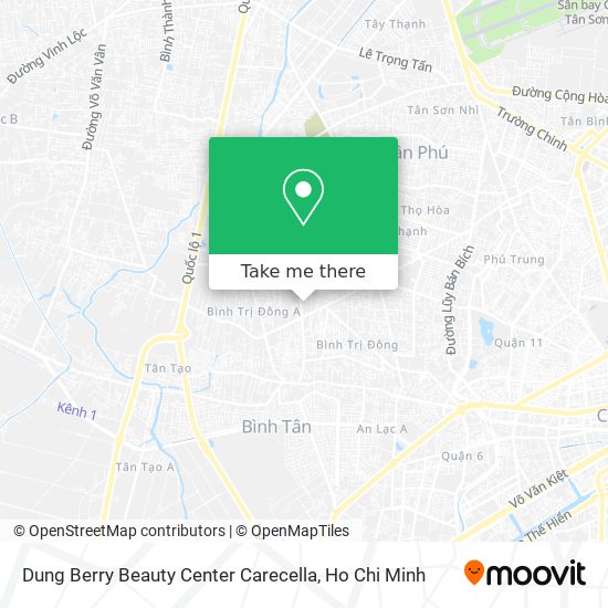 Dung Berry Beauty Center Carecella map