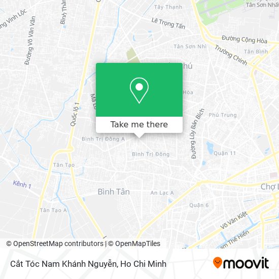 Cắt Tóc Nam Khánh Nguyễn map