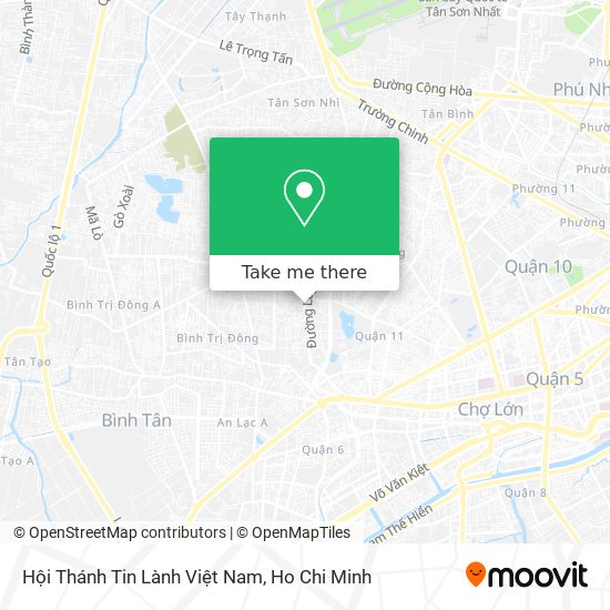 Hội Thánh Tin Lành Việt Nam map