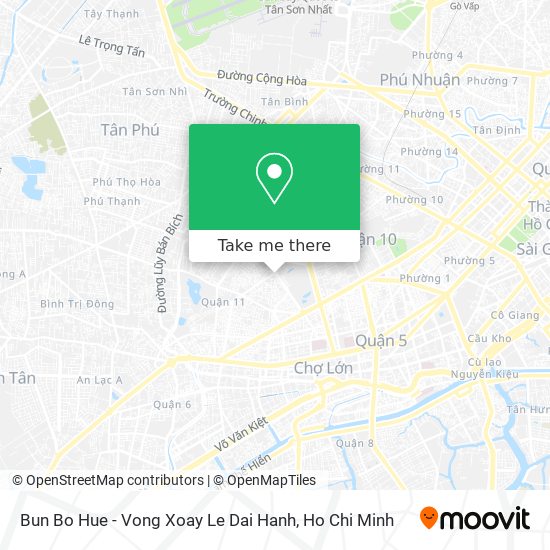 Bun Bo Hue - Vong Xoay Le Dai Hanh map