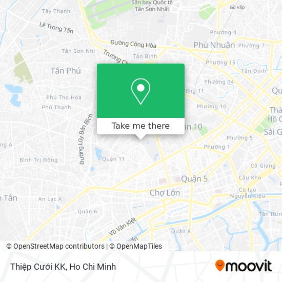 How to get to Thiệp Cưới KK in Quận 11 by Bus?