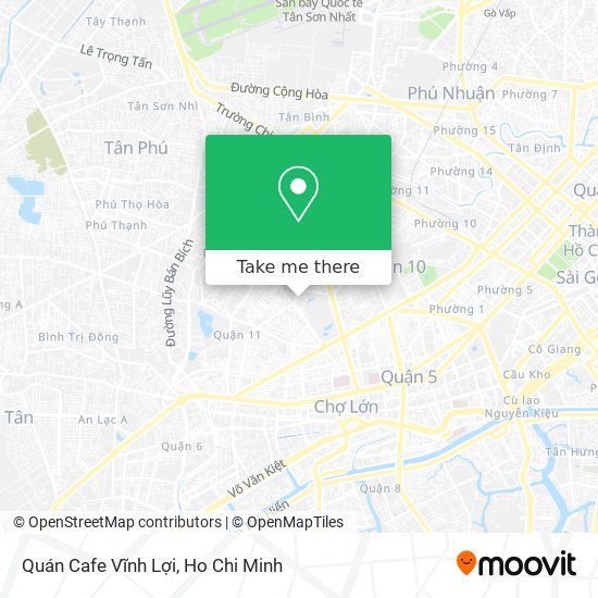 Quán Cafe Vĩnh Lợi map