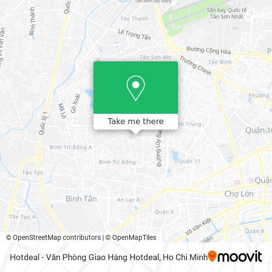 Hotdeal - Văn Phòng Giao Hàng Hotdeal map