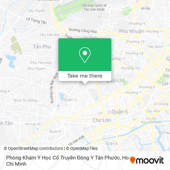 Phòng Khám Y Học Cổ Truyền Đông Y Tân Phước map