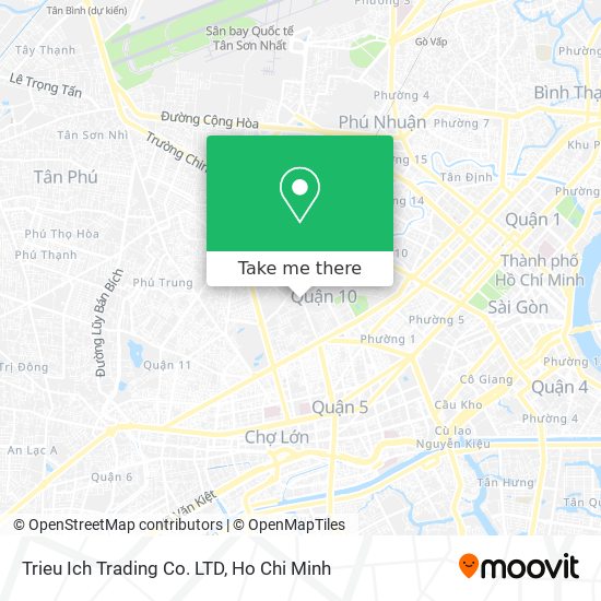 Trieu Ich Trading Co. LTD map