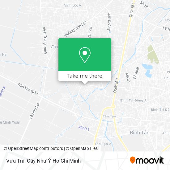 Vựa Trái Cây Như Ý map