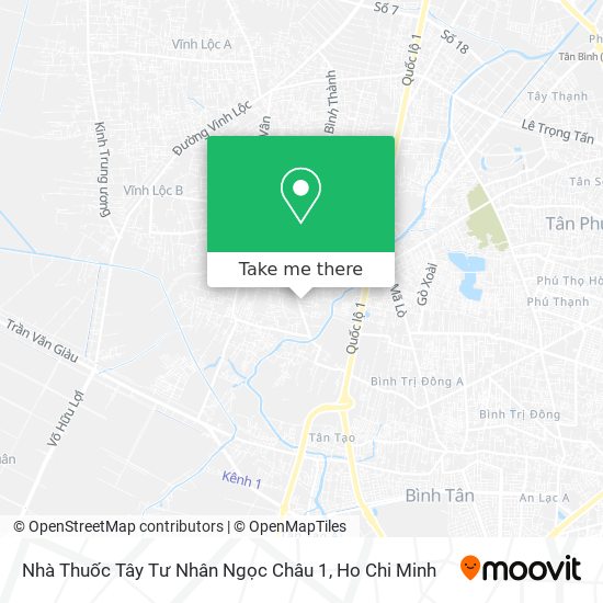 Nhà Thuốc Tây Tư Nhân Ngọc Châu 1 map