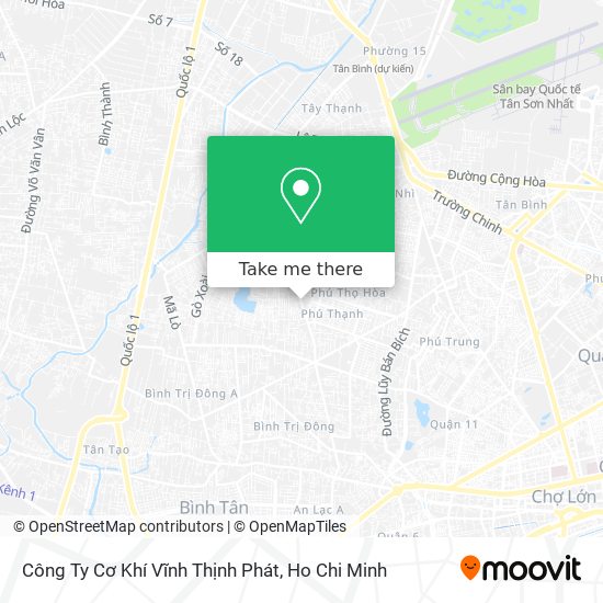 Công Ty Cơ Khí Vĩnh Thịnh Phát map