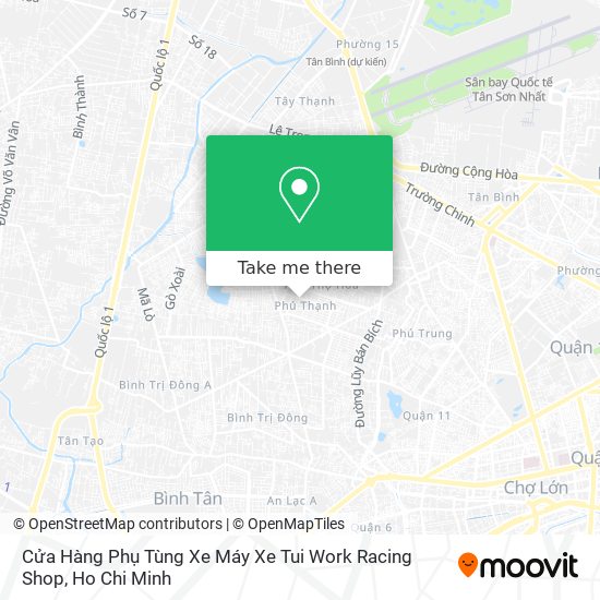 Cửa Hàng Phụ Tùng Xe Máy Xe Tui Work Racing Shop map