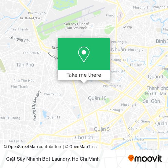 Giặt Sấy Nhanh Bọt Laundry map