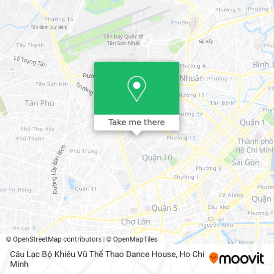 Câu Lạc Bộ Khiêu Vũ Thể Thao Dance House map