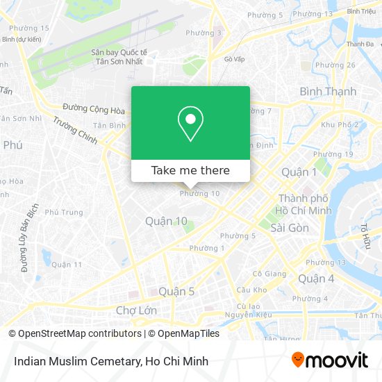 Indian Muslim Cemetary map