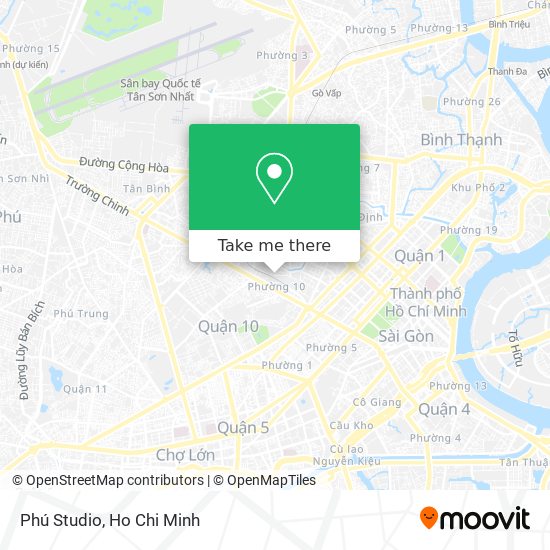 Phú Studio map