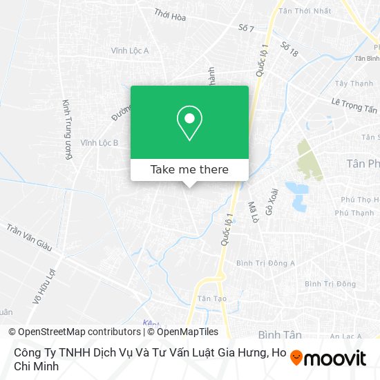 Công Ty TNHH Dịch Vụ Và Tư Vấn Luật Gia Hưng map