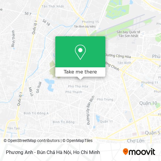 Phương Anh - Bún Chả Hà Nội map