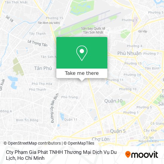 Cty Phạm Gia Phát TNHH Thương Mại Dịch Vụ Du Lịch map