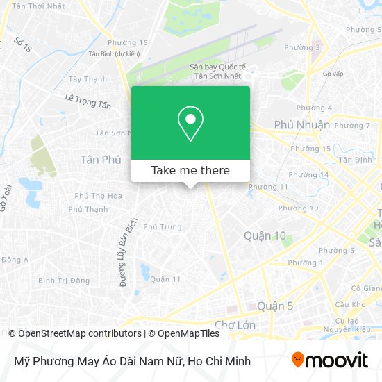 Mỹ Phương May Áo Dài Nam Nữ map