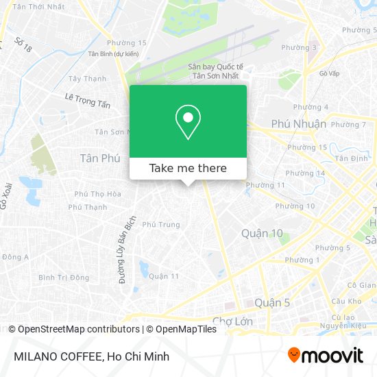 MILANO COFFEE map