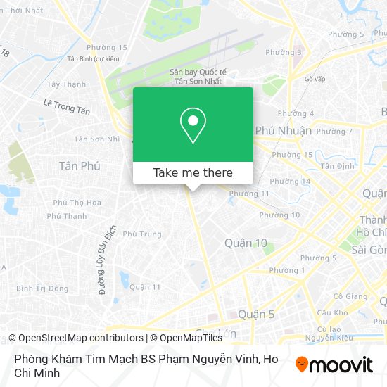 Phòng Khám Tim Mạch BS Phạm Nguyễn Vinh map