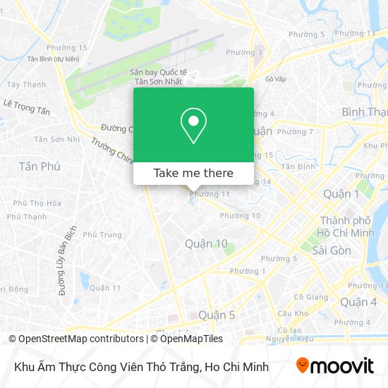 Khu Ẩm Thực Công Viên Thỏ Trắng map