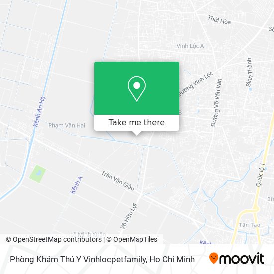 Phòng Khám Thú Y Vinhlocpetfamily map
