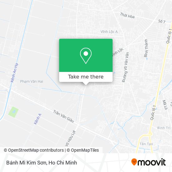 Bánh Mì Kim Sơn map