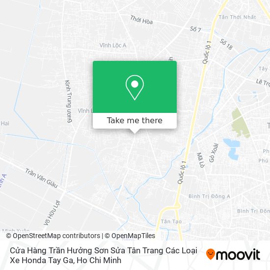 Cửa Hàng Trần Hưởng Sơn Sửa Tân Trang Các Loại Xe Honda Tay Ga map