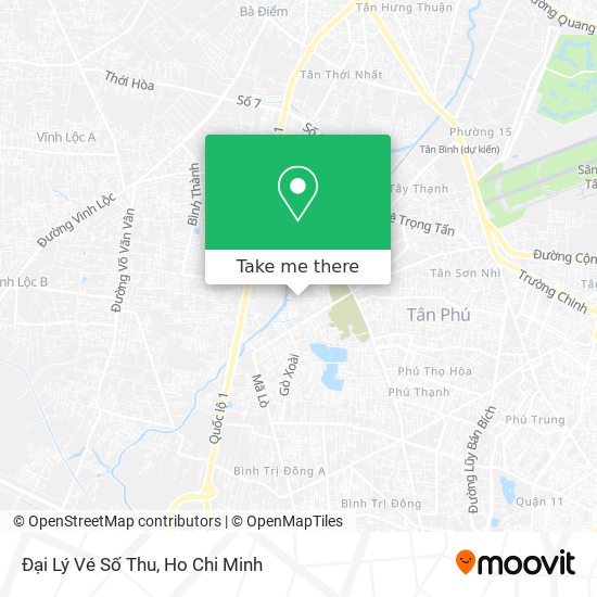 Đại Lý Vé Số Thu map