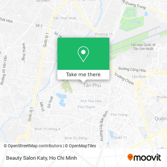 Beauty Salon Katy map